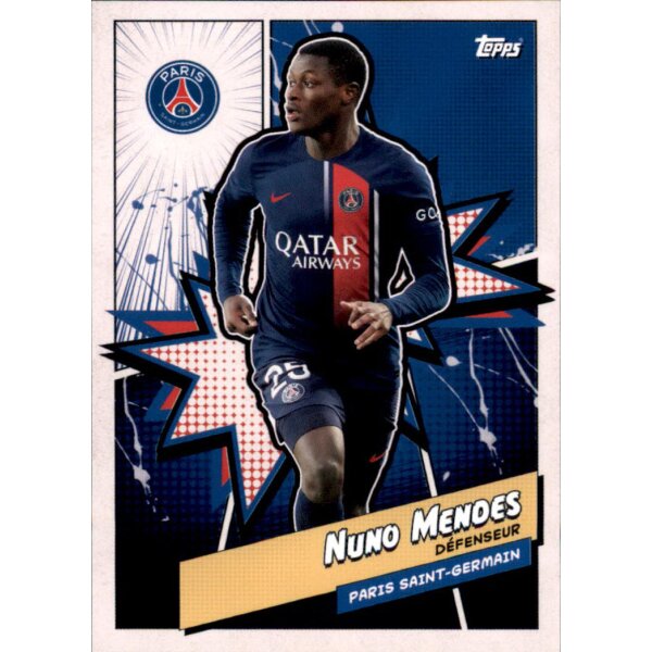 PSGH-10 Nuno Mendes - Heroes - Paris Saint Germain Fan Set 2023/2024