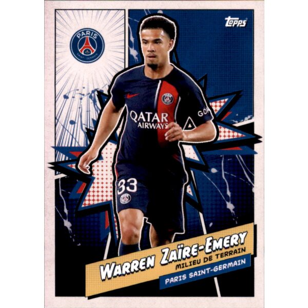 PSGH-12 Warren Zaïre-Emery - Heroes - Paris Saint Germain Fan Set 2023/2024