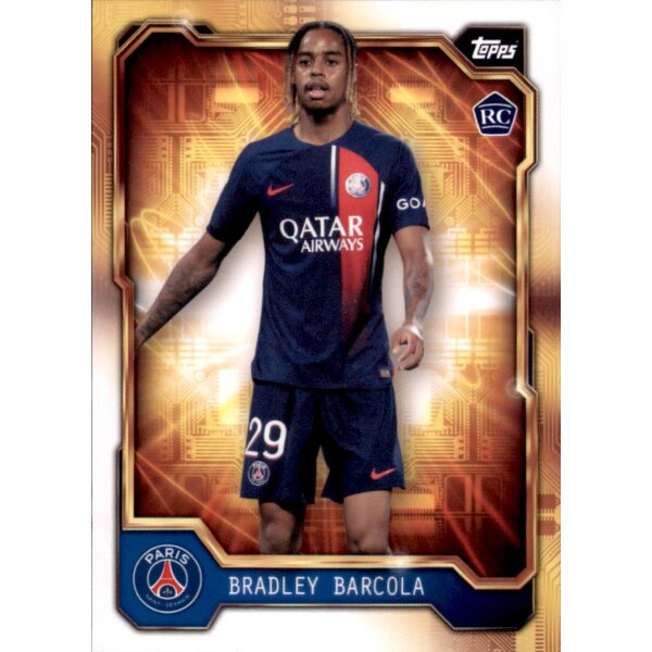 PSGG-03 Bradley Barcola Rookie - Golden Future - Paris Saint Germain Fan Set 2023/2024