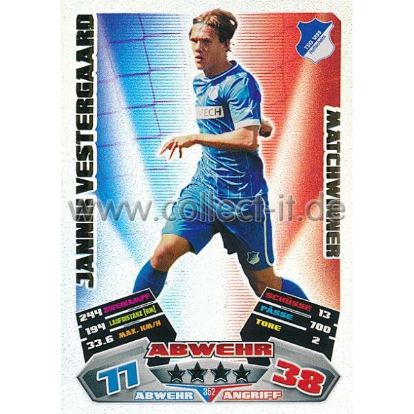 MX-352 - JANNIK VESTERGAARD - Matchwinner - Saison 12/13