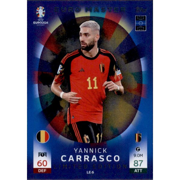 LE 6 - Yannick Carrasco - Limitierte Karte - 2024