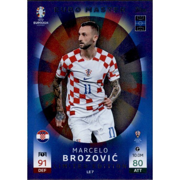 LE 7 - Marcelo Brozovic - Limitierte Karte - 2024