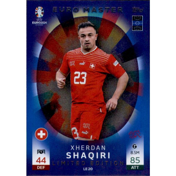 LE 20 - Xherdan Shaqiri - Limitierte Karte - 2024