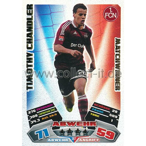 MX-367 - TIMOTHY CHANDLER - Matchwinner - Saison 12/13