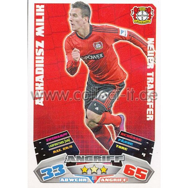 MX-411 - ARKADIUSZ - Bayer 04 Leverkusen - Neuer Transfer - Saison 12/13