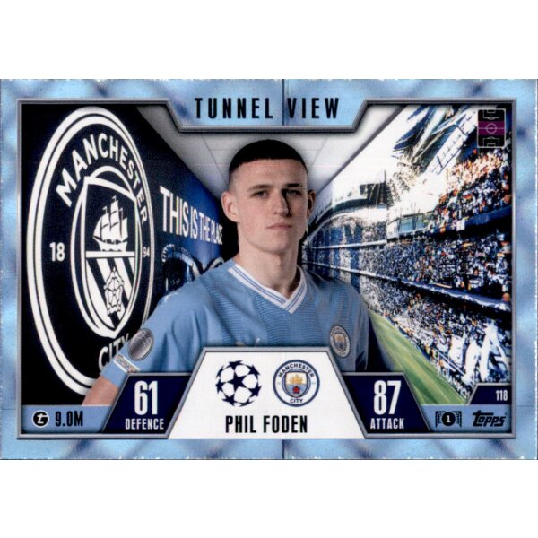 118 - Phil Foden - Tunnel View - CRYSTAL - 2023/2024