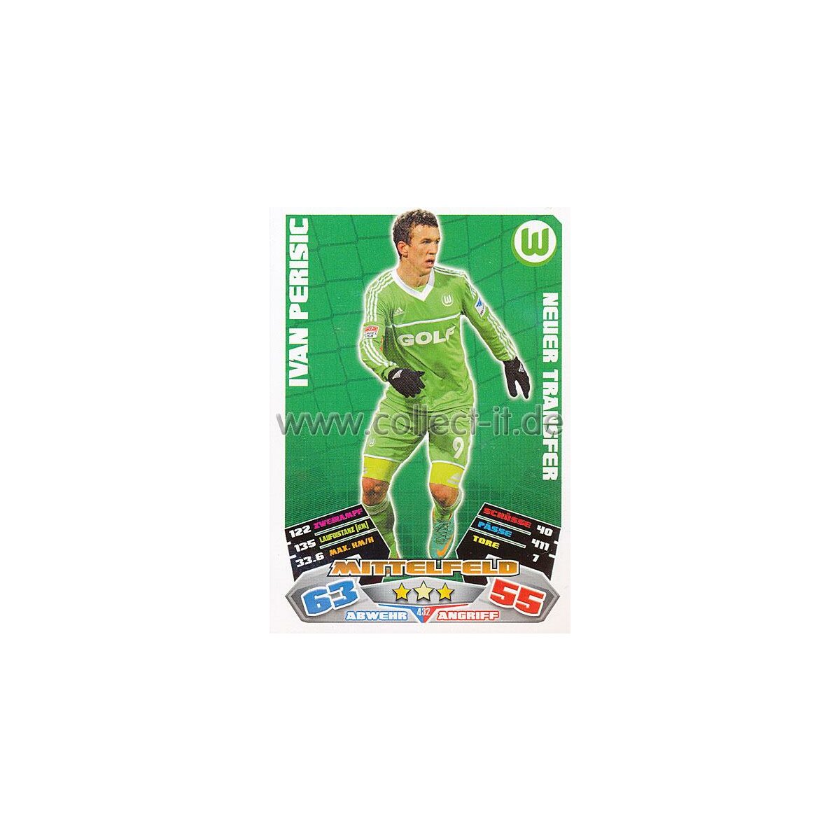 Mx 432 Ivan Perisic Vfl Wolfsburg Neuer Transfer Saison 12 13 0 49