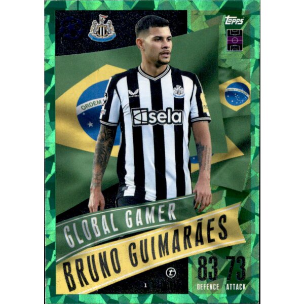 200 - Bruno Guimaraes - Global Gamer - EMERALD GREEN - 2023/2024