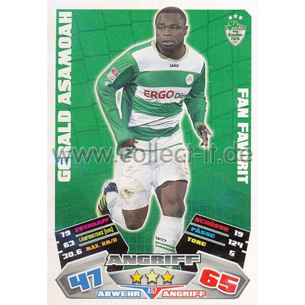 MX-457 - GERALD ASAMOAH - Greuther Fürth - Fan Favorit - Saison 12/13