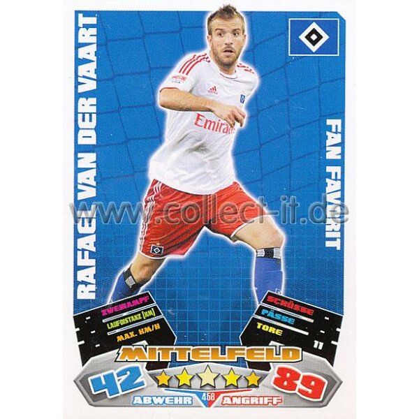 MX-458 - RAFAHEL VAN DER VAART - Hamburger SV - Fan Favorit - Saison 12/13