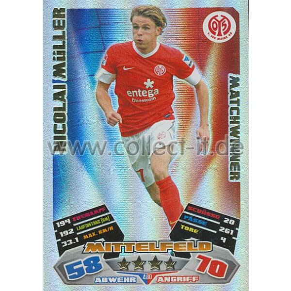 MX-480 - NICOLAI MÜLLER - 1. FSV Mainz 05 - Matchwinner - Saison 12/13