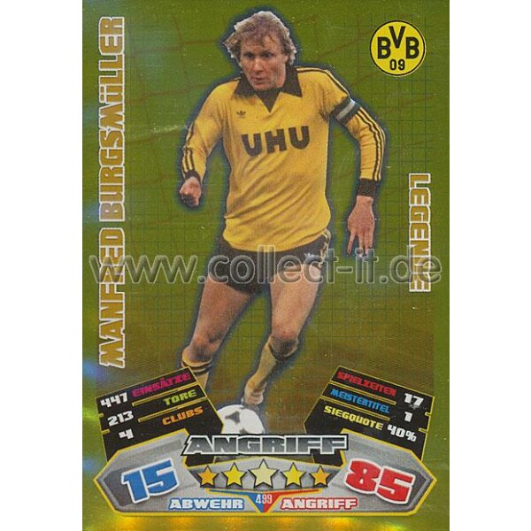 MX-499 - MANFRED BURGSMÜLLER - Borussia Dortmund - Legende - Saison 12/13