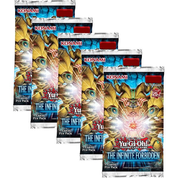 Yu-Gi-Oh! The Infinite Forbidden - 5 Booster - Deutsch