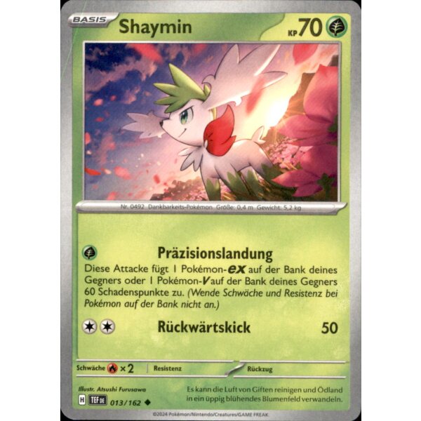 013/162 - Shaymin - Uncommon - TEF Gewalten der Zeit