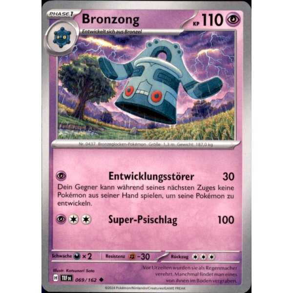 069/162 - Bronzong - Uncommon - TEF Gewalten der Zeit