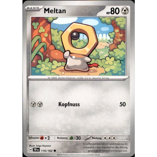 116/162 - Meltan - Common - TEF Gewalten der Zeit