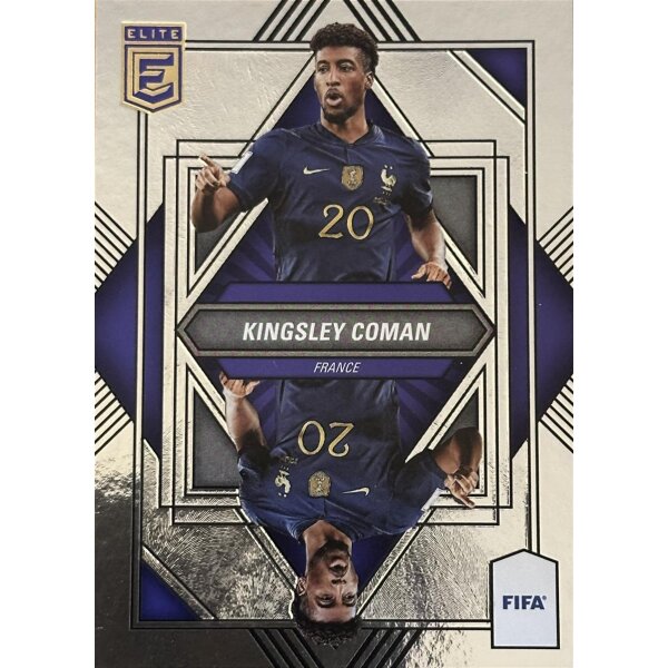 Karte 15 Kingsley Coman (France) - Panini  Donruss Elite Fifa 2022-23 - Elite Deck