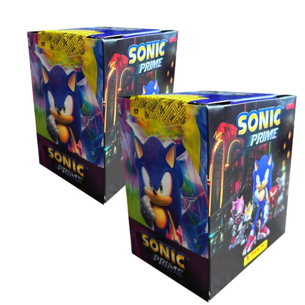 Sonic Prime - 2024 - Sammelsticker - 2 Displays (72 Tüten)