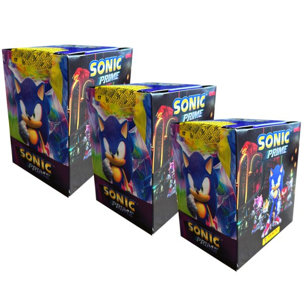 Sonic Prime - 2024 - Sammelsticker - 3 Displays (108 Tüten)