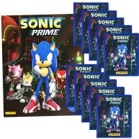 Sonic Prime - 2024 - Sammelsticker - 1 Sammelalbum + 10...