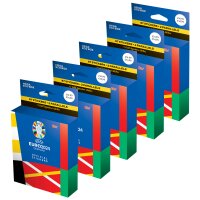 UEFA EURO 2024 Germany - Sammelsticker - 5 Mega Eco Boxen