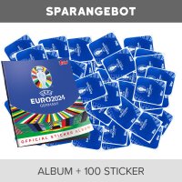 UEFA EURO 2024 Germany - Sammelsticker - 1 Album + 100...