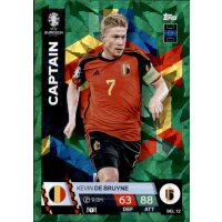 BEL 12 - Kevin De Bruyne - Captain - GREEN EMERALD - 2024