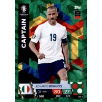 ITA 2 - Leonardo Bonucci - Captain - GREEN EMERALD - 2024