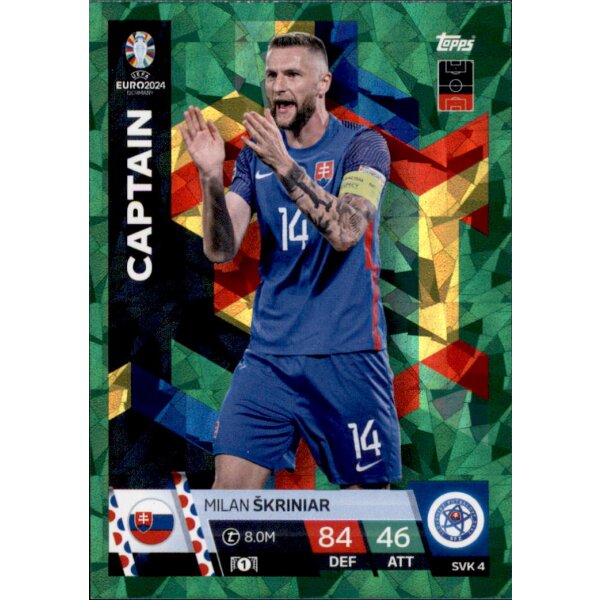 SVK 4 - Milan Skriniar - Captain - GREEN EMERALD - 2024