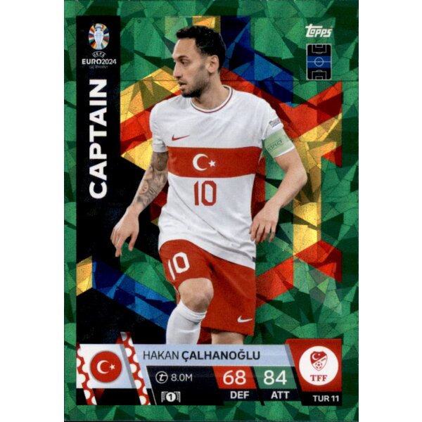 TUR 11 - Hakan Calhanoglu - Captain - GREEN EMERALD - 2024