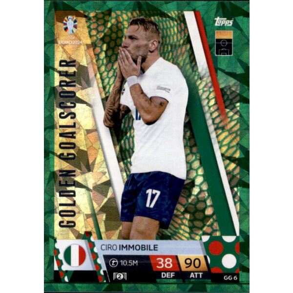 GG 6 - Ciro Immobile - Golden Goalscorer - GREEN EMERALD - 2024