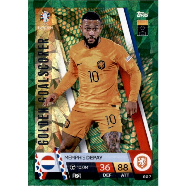 GG 7 - Mephis Depay - Golden Goalscorer - GREEN EMERALD - 2024