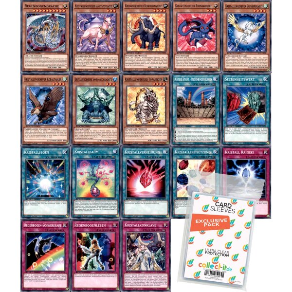 Yugioh - Jesse Anderson - Kristallungeheuer BUNDLE - Deutsch