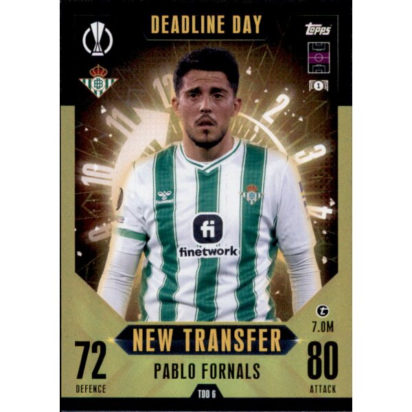 TDD 6 - Pablo Fornals - Deadline Day New Transfer - 2023/2024