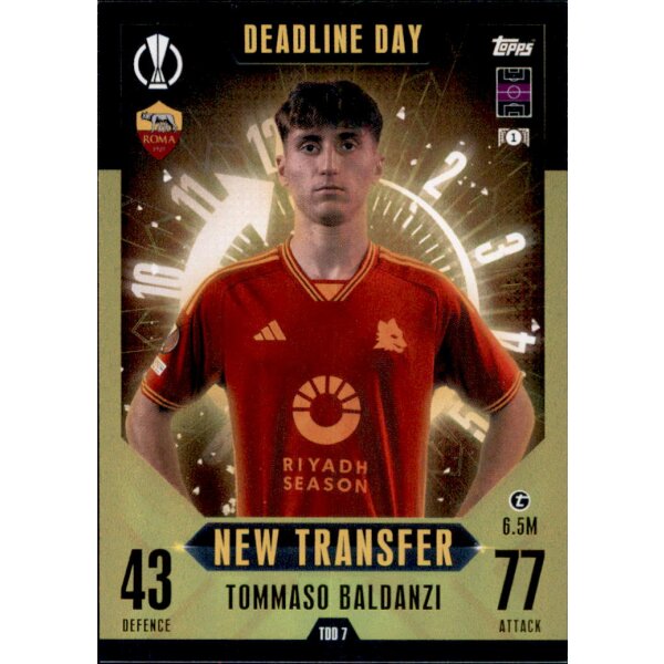 TDD 7 - Tommaso Baldanzi - Deadline Day New Transfer - 2023/2024