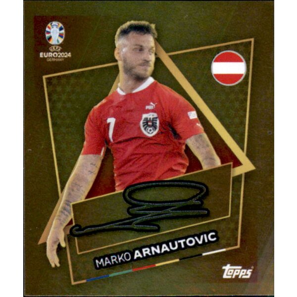 SP - Marko Arnautovic - Star Player - Gold Signiture - 2024