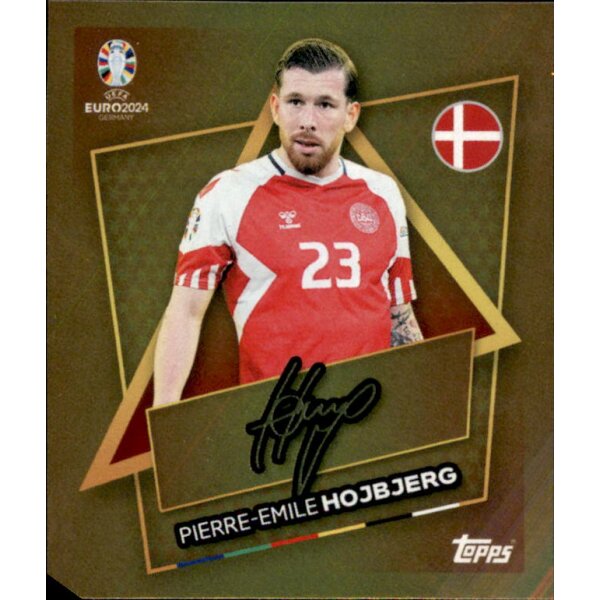 DEN SP - Pierre-Emile Hojbjerg - Star Player - Gold Signiture - 2024