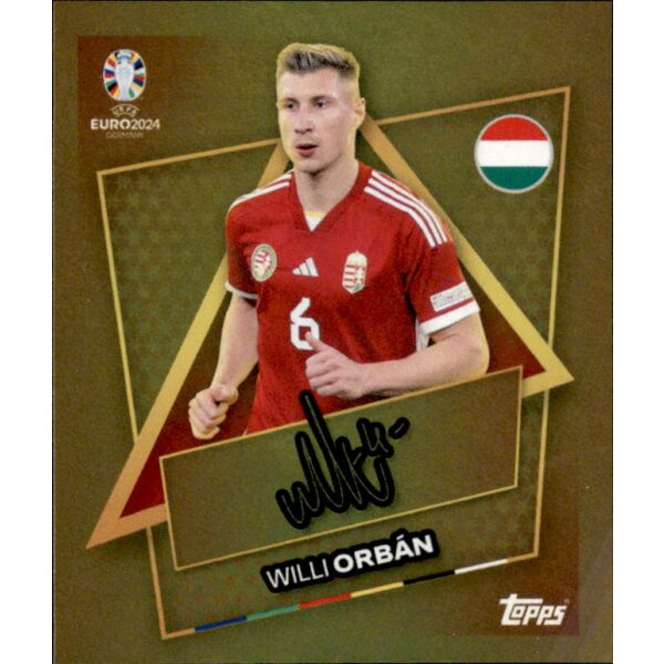 HUN SP - Willi Orban - Star Player - Gold Signiture - 2024