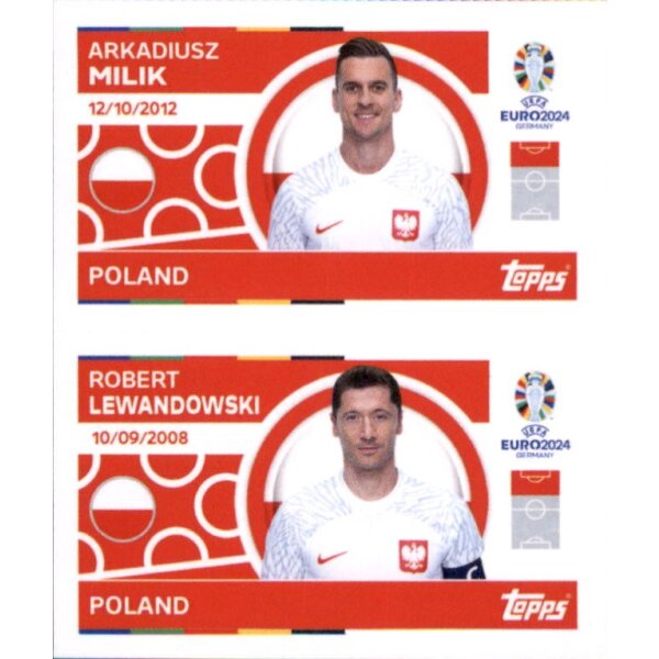 POL 14+POL 15 - Arkadiusz Milik/Robert Lewandowski - 2024