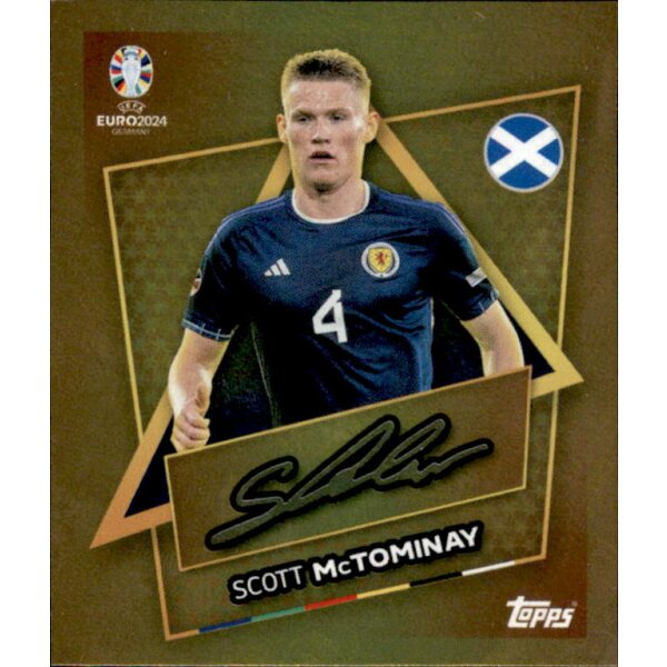 SCO SP - Scott McTominay - Star Player - Gold Signiture - 2024