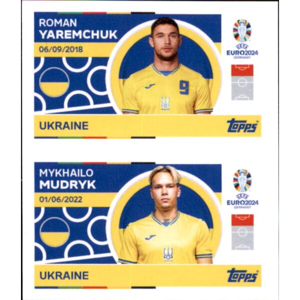 UKR 14+UKR 15 - Roman Yaremchuk/Mykhailo Mudryk - 2024