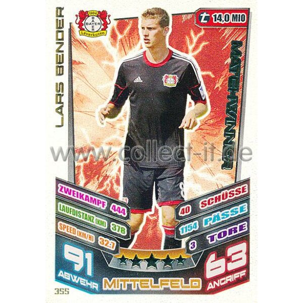 MX-355 - Lars Bender - Matchwinner - Saison 13/14