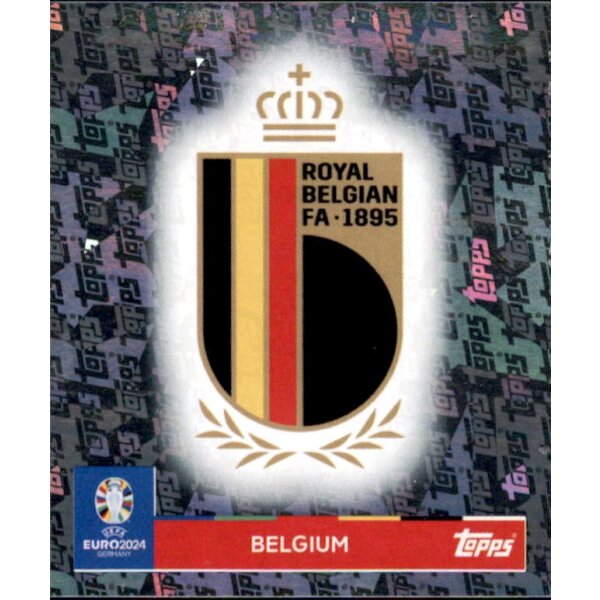 BEL 1 - Belgium - Logo - TOPPS FOIL - 2024