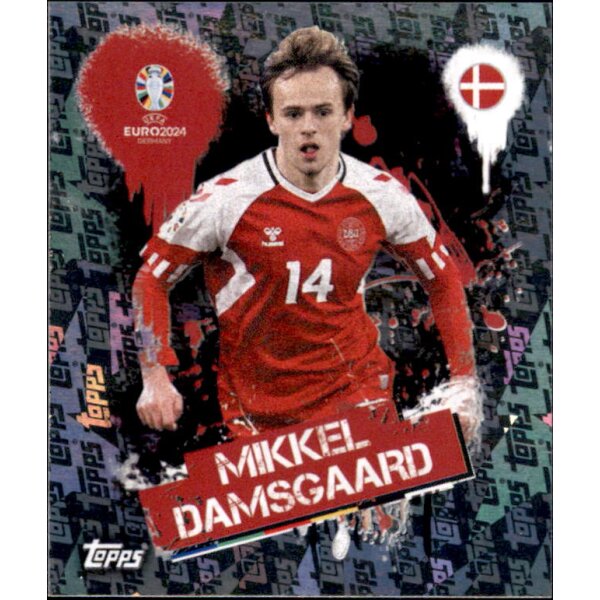 DEN 3 - Mikkel Damsgaard - Artist - TOPPS FOIL - 2024