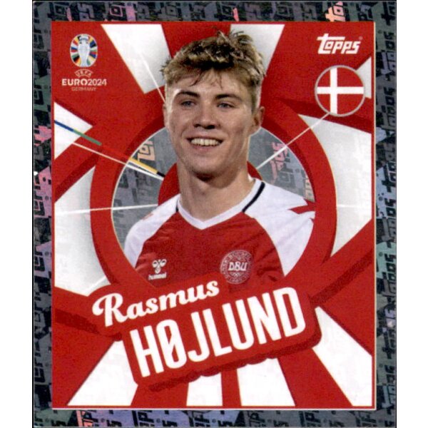 DEN PTW - Rasmus Hojlund - Player to watch - TOPPS FOIL - 2024