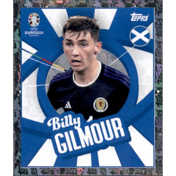 SCO PTW - Billy Gilmour - Player to watch - TOPPS FOIL - 2024