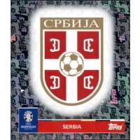 SRB 1 - Serbia - Logo - TOPPS FOIL - 2024