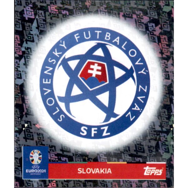 SVK 1 - Slovakia - Logo - TOPPS FOIL - 2024