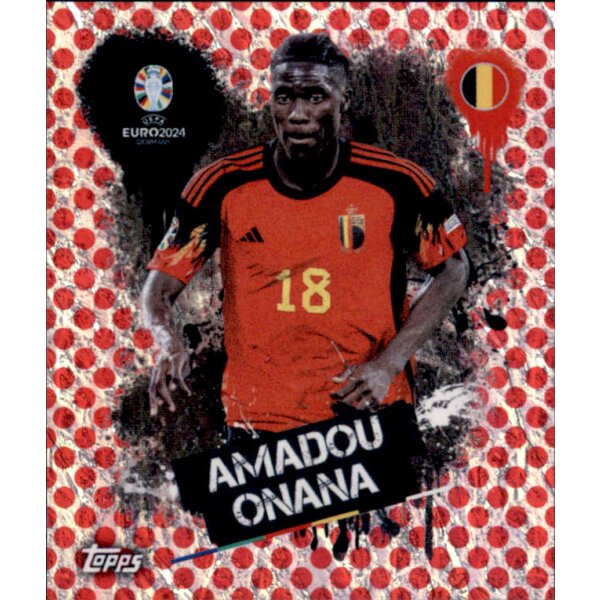 BEL 3 - Amadou Onana - Artist - EURO BORDER - 2024