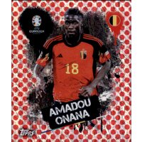 BEL 3 - Amadou Onana - Artist - EURO BORDER - 2024